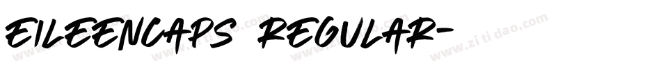 EileenCaps Regular字体转换